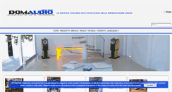 Desktop Screenshot of domaudio.com